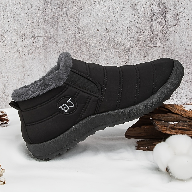 Women's Snow Boots with Fleece Lining, Winter Warmth